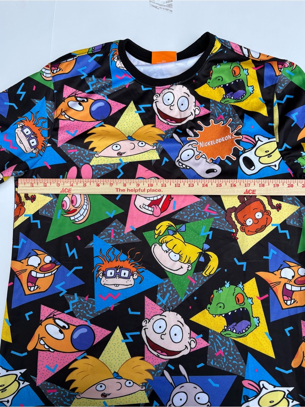 Nickelodeon Black Multicolor Rugrats & 90s Cartoon Graphic Tee - Picture 4 of 9